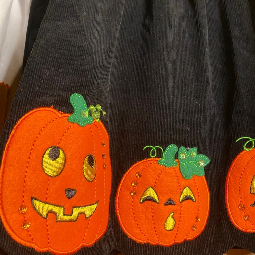 Rare Too Jack O'Lantern Halloween 2 piece outfit - Picture 3 of 6